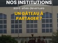 Nos institutions sont-elles devenues un gâteau à partager ?