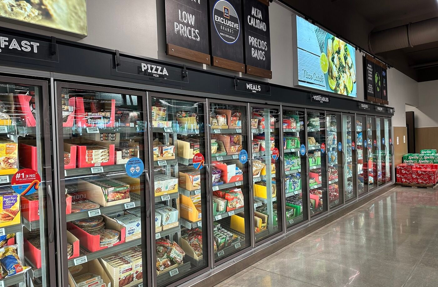 New Aldi Miami FL November 2023 - Freezer Aisle