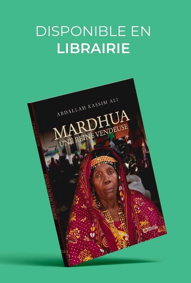Couverture du livre « Mardhua, une reine vendeuse » d'Abdallah Kassim Ali (Hello Editions)