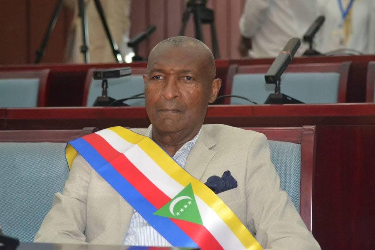 Maître Mzimba, député de l'opposition, à l'Assemblée de l'Union des Comores