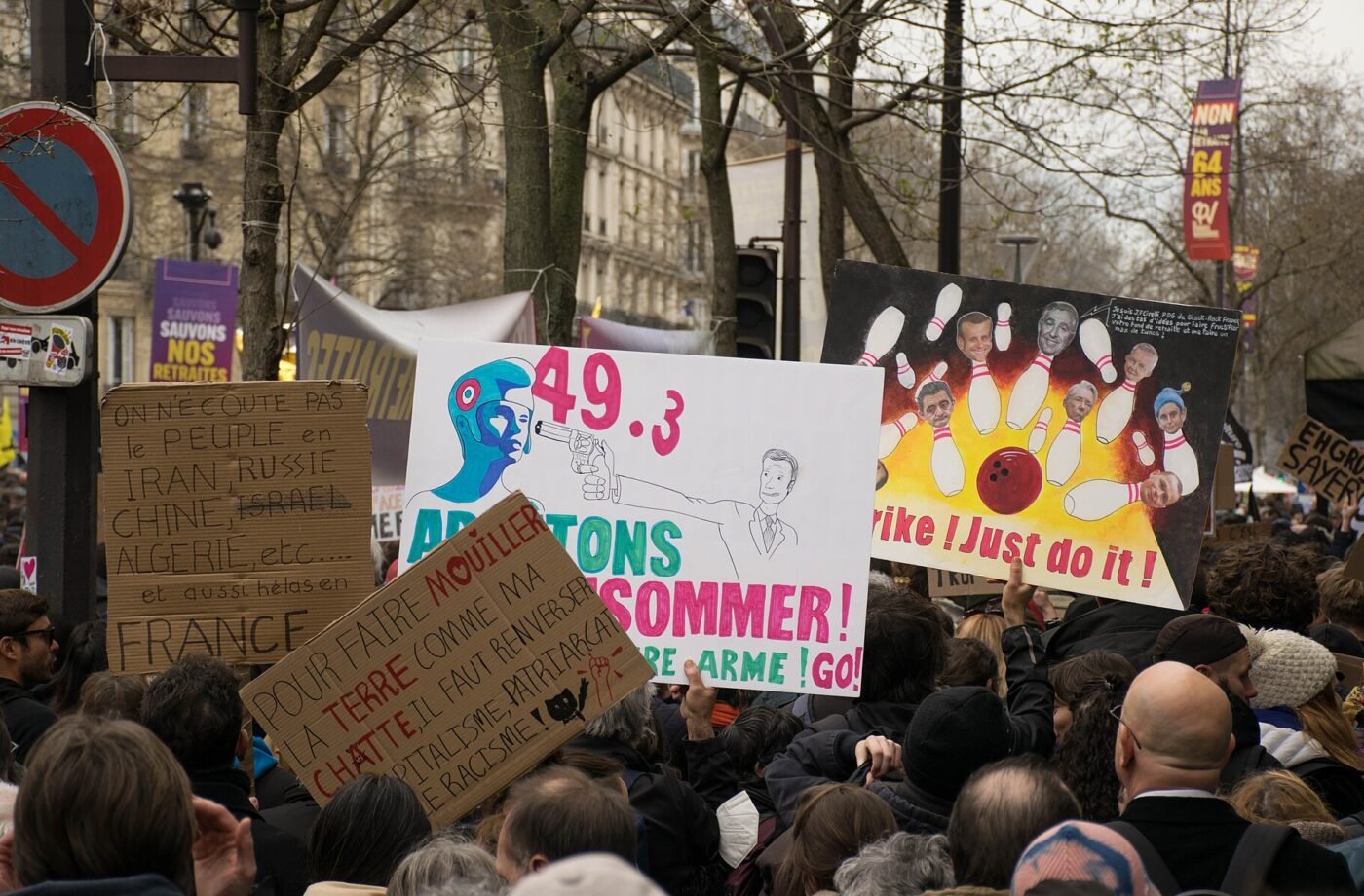 Photo d’illustration : manifestation à Paris, le 28 mars 2023