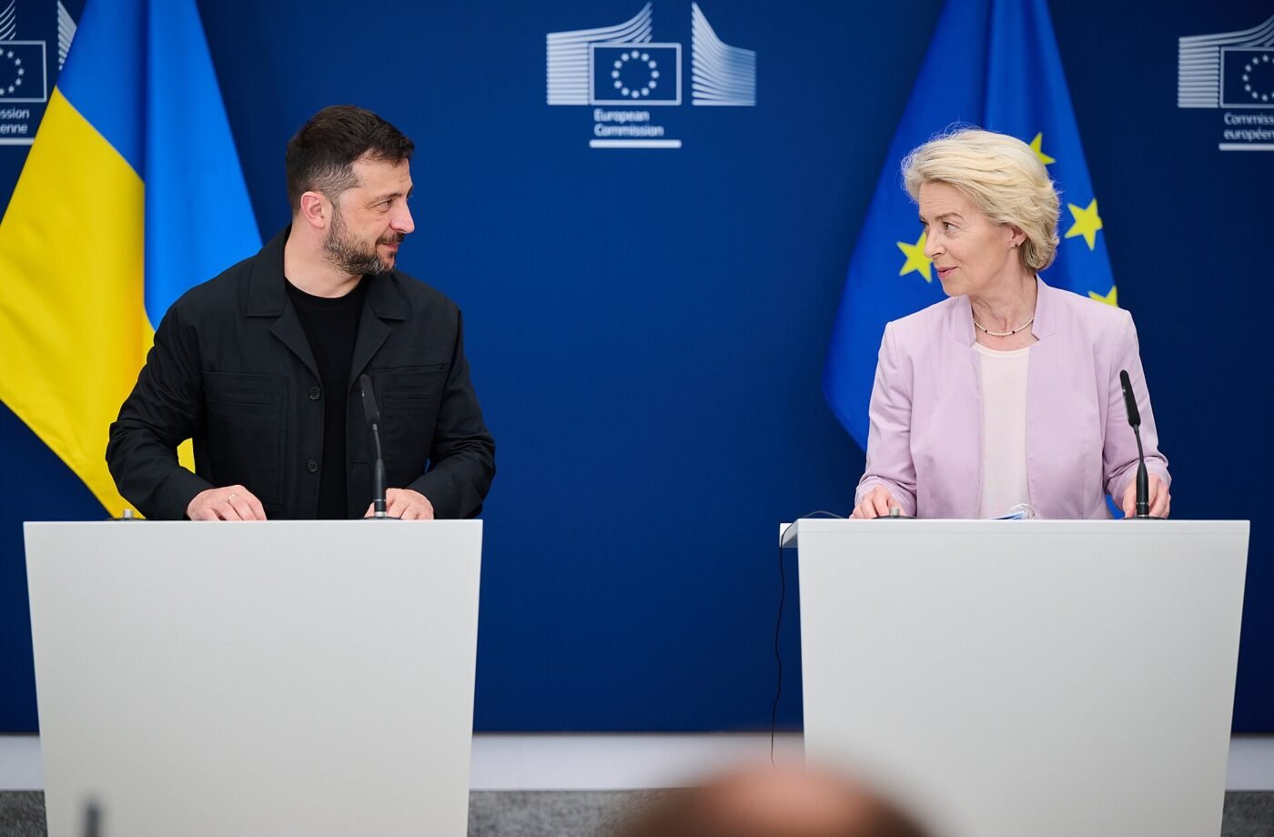 Volodymyr Zelensky à la Commission européenne, en 2025 (photo d’archives)